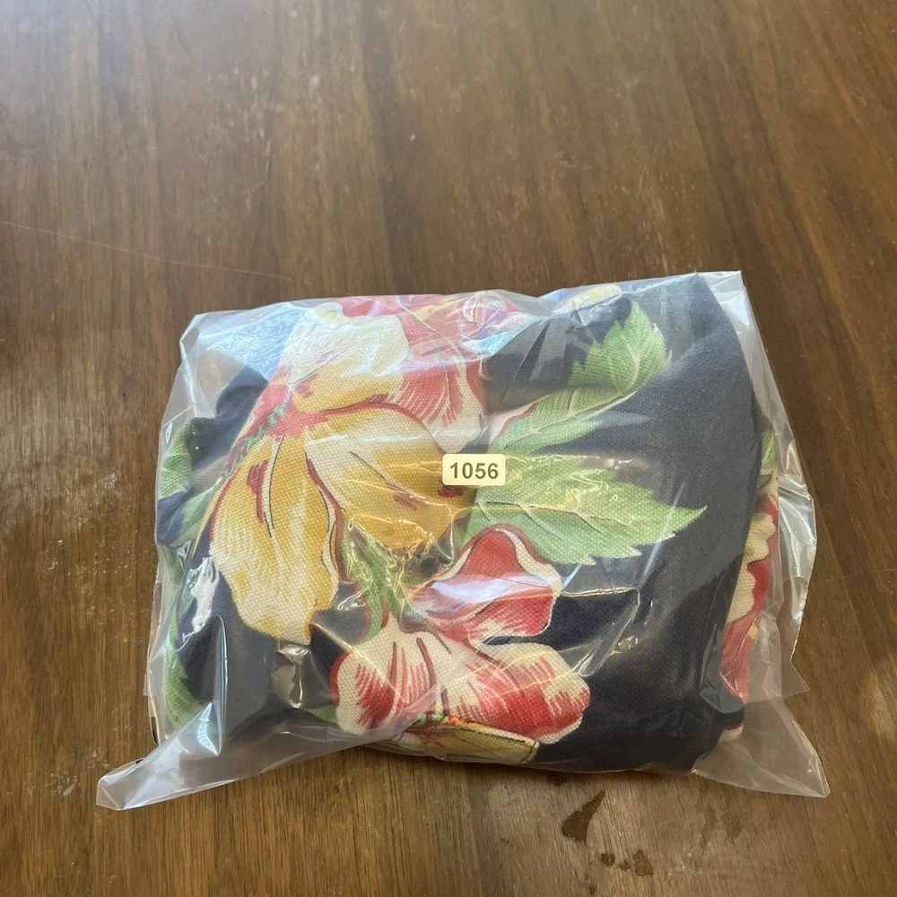 Polo Ralph Lauren Polo Mens M Navy Hibiscus Floral Classic Fit Tropical Mesh